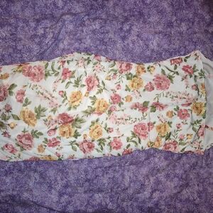 Fashion Nova Floral Dress with Purple Accents